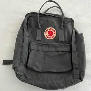 Fjallraven Grey Backpack